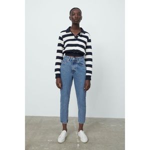 NWT ZARA MOM FIT JEANS